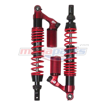 โช้คหลังแก๊ส L/R FORZA 350 X-SERIES 430MM. (PROFENDER) ดำ/แดง/แท้งแดง