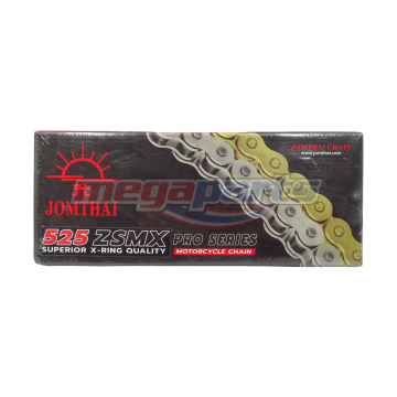 โซ่ล้อ 525 ZSMX BB-124RL (JT) X-RING สีเงิน