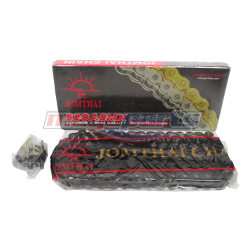 โซ่ล้อ 520 ASMX DD-120DL (JT) X-RING สีดำ
