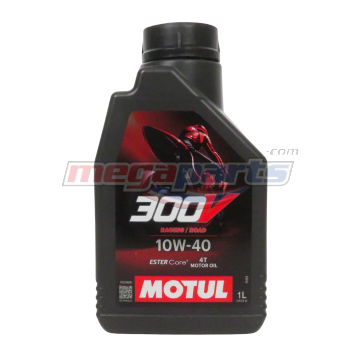 น้ำมันเครื่อง 4T 300V 10W-40 1L MA (MOTUL) (SYN 100%)