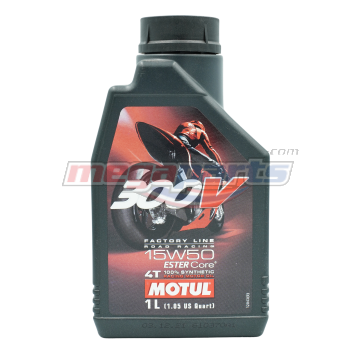 น้ำมันเครื่อง 4T 300V 15W-50 1L MA (MOTUL) (SYN 100%)