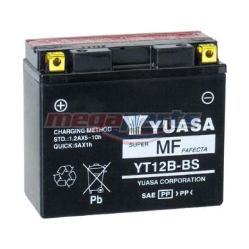 แบตเตอรี่แห้ง (YT12B-BS 12V10AH) (YUASA)
