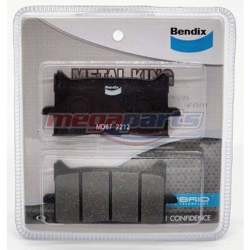 ผ้าดิสเบรคหน้า CBR 650R 2019 (BENDIX MTK)