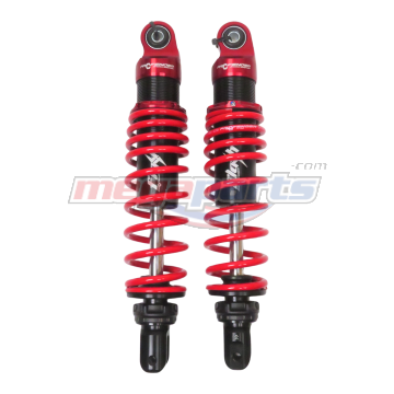 โช้คหลังแก๊ส L/R NMAX 155 2020 FLASH-SERIES 320MM. (PROFENDER) ดำ/แดง