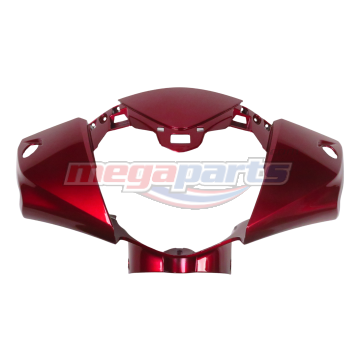 ฝาครอบแฮนด์หน้า LEAD 125 2021 (HONDA) สีแดง R368C