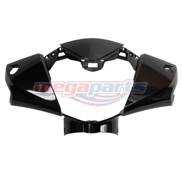 ฝาครอบแฮนด์หน้า LEAD 125 2021 (2 วาล์ว) (HONDA) สีดำ NHB25M