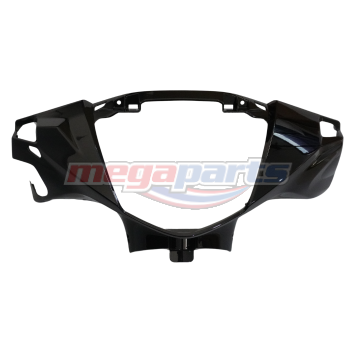 ฝาครอบแฮนด์หน้า WAVE 125i (2023-2024) (LED) (HONDA) สีดำเงา NHA35M