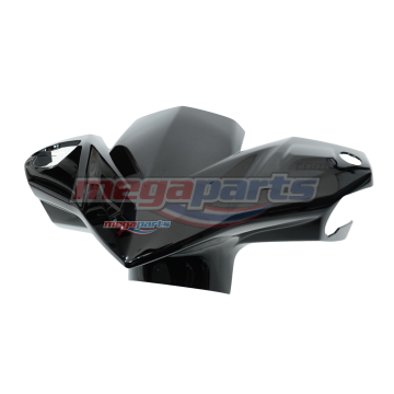 ฝาครอบแฮนด์หน้า CLICK 110 2008 (M,Di,Cb) (HONDA) สีดำเงา NHA35M