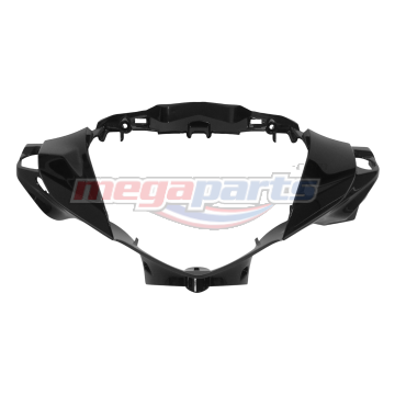 ฝาครอบแฮนด์หน้า WAVE 125i 2012 (ปลาวาฬ) (HONDA) สีดำเงา NHA35M