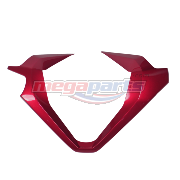 แผ่นปิดบนฝาครอบแฮนด์หน้า CLICK 150i 2021 (HONDA) สีแดงแก้ว R340C
