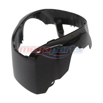 ฝาครอบเรือนไมล์ตัวบนติดสติ๊กเกอร์ SCOOPY 110i 2024 (PRESTIGE) (HONDA) สีดำเงา NHA35M