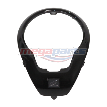 วงแหวนฝาครอบเรือนไมล์ติดโลโก้ SCOOPY 110i 2024 (URBAN) (HONDA) สีดำเงา NHA35M