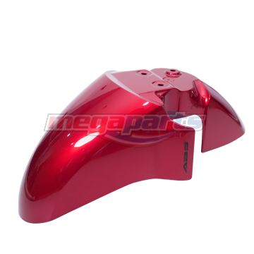 บังโคลนหน้าพร้อมสติ๊กเกอร์ GIORNO+ 125 2023 (ABS) (HONDA) สีแดงแก้ว R340C