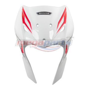 บังลมเดี่ยวพร้อมสติ๊กเกอร์ WAVE 110i (2023-2024) (M,Di,LED) (HONDA) สีขาว NHB61P