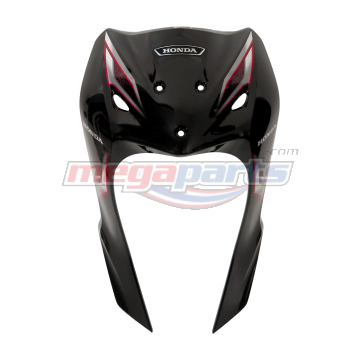 บังลมเดี่ยวพร้อมสติ๊กเกอร์ WAVE 110i (2023-2024) (M,Di,LED) (HONDA) สีดำเงา NHA35M