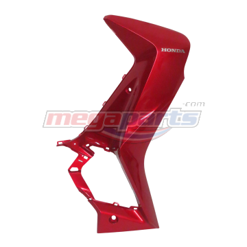 บังลมข้างขวาพร้อมสติ๊กเกอร์ WAVE 125i 2024 (LED,S) (HONDA) สีแดงแก้ว R340C