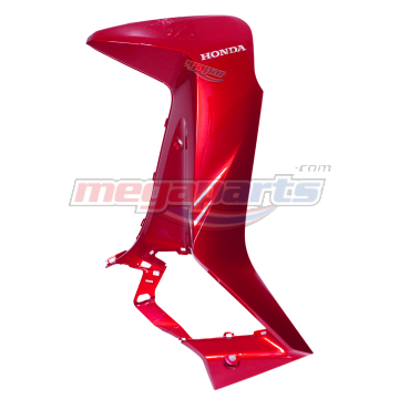 บังลมข้างขวาพร้อมสติ๊กเกอร์ WAVE 125i 2025 (LED) (HONDA) สีแดงแก้ว R340C