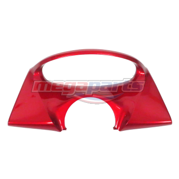 ฝาครอบมาตรวัดส่วนหลังรถสีแดง