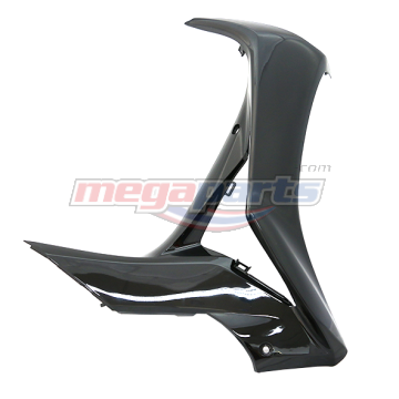 บังลมข้างขวา WAVE 125i (2012-2014) (ปลาวาฬ) (HONDA) สีดำเงา NHA35M