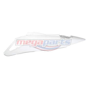 ฝาข้างซ้าย WAVE 125i 2007 (ไฟเลี้ยวบังลม) (HONDA) สีขาว NHA87P