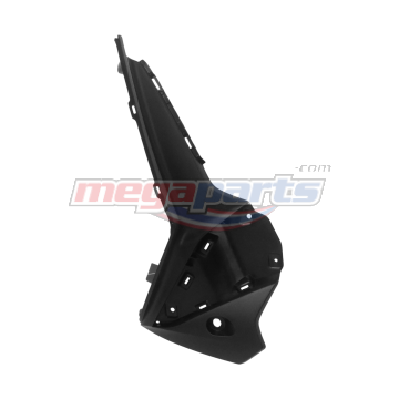 ฝาปิดช่องบังลมข้างซ้าย WAVE 110i (2021-2025) (LED) (HONDA) สีดำ NH1