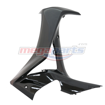 บังลมข้างซ้าย WAVE 125i (2012-2014) (ปลาวาฬ) (HONDA) สีดำเงา NHA35M