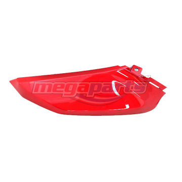 บังลมเดี่ยวข้างซ้ายตัวล่าง WAVE 110i (2011-2013) (HONDA) สีแดงแก้ว R340C