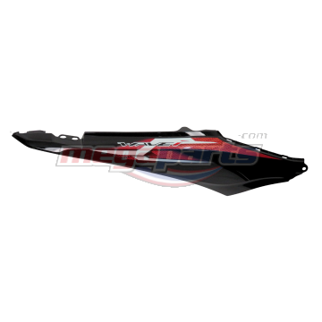 ฝาข้างขวาพร้อมสติ๊กเกอร์ WAVE 110i 2025 (Di,LED,S) (HONDA) รถสีแดง-ดำ