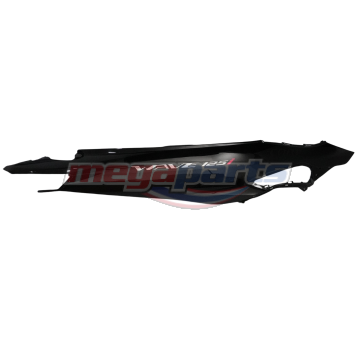 ฝาข้างขวาพร้อมสติ๊กเกอร์ WAVE 125i 2024 (M,LED) (HONDA) สีดำเงา NHA35M