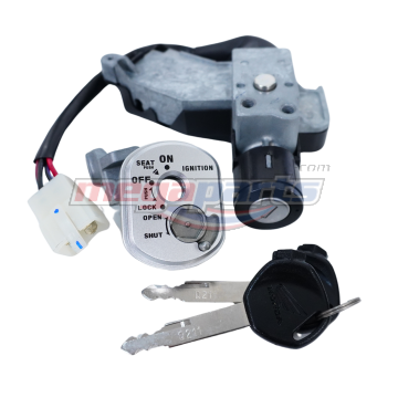 สวิทช์กุญแจนิรภัย WAVE 125i (2005-2010) (ไฟเลี้ยวบังลม) (4 สาย) (HONDA) ชุดใหญ่