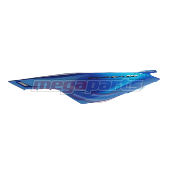 ฝาข้างซ้ายพร้อมสติ๊กเกอร์ FORZA 350 2023 (HONDA) สีน้ำเงิน B231P