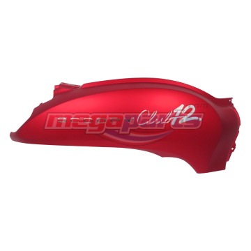 ฝาข้างขวาพร้อมสติ๊กเกอร์ SCOOPY 110i 2024 (CLUB 12) (HONDA) สีแดงด้าน R397C