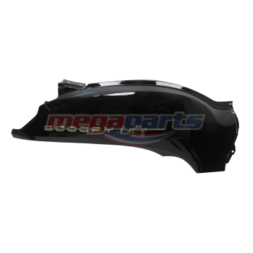 ฝาข้างขวาพร้อมสติ๊กเกอร์ SCOOPY 110i 2024 (PRESTIGE) (HONDA) สีดำเงา NHA35M