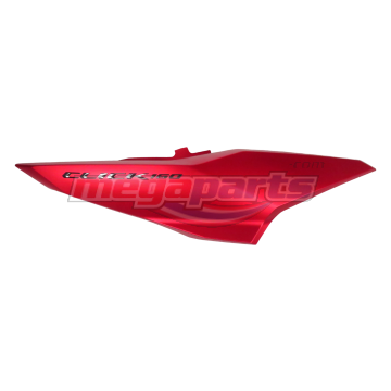 ฝาข้างขวาพร้อมสติ๊กเกอร์ CLICK 160 2024 (HONDA) สีแดงด้าน R397C