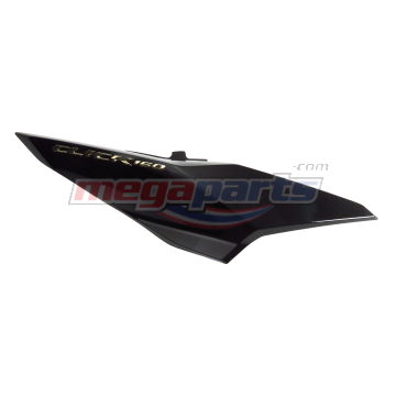 ฝาข้างขวาพร้อมสติ๊กเกอร์ CLICK 160 2024 (HONDA) สีดำเงา NHA35M