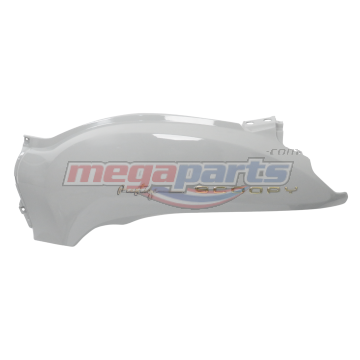 ฝาข้างซ้ายพร้อมสติ๊กเกอร์ SCOOPY 110i 2024 (CLUB 12) (HONDA) สีเทาแลมโบ NHC53P