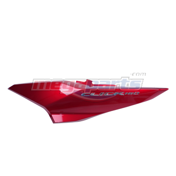ฝาข้างซ้ายพร้อมสติ๊กเกอร์ CLICK 160 2022 (Cb) (HONDA) สีแดงแก้ว R340C