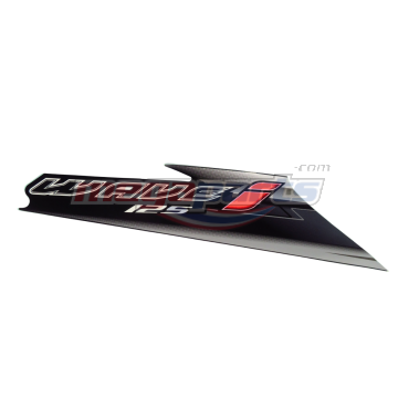 สติ๊กเกอร์ฝาครอบท้ายขวา WAVE 125i 2007 (ไฟเลี้ยวบังลม) (HONDA) สีดำ NHA35M (รถสีดำ)