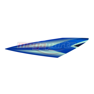 สติ๊กเกอร์ฝาครอบข้างซ้ายรถสีน้ำเงิน