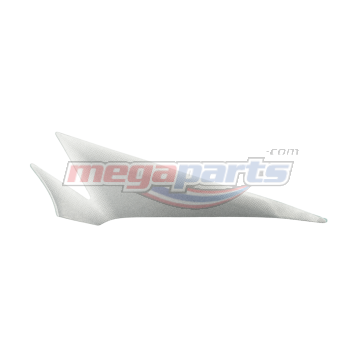 แถบติดฝาครอบตัวถังขวา A รถสีขาว