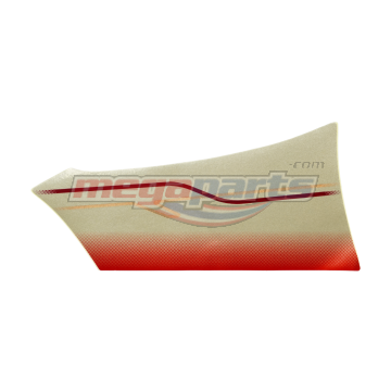 แถบติดฝาครอบตัวถังขวา B รถสีแดง