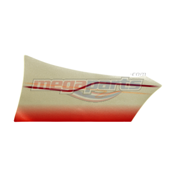 แถบติดฝาครอบตัวถังซ้าย B รถสีแดง