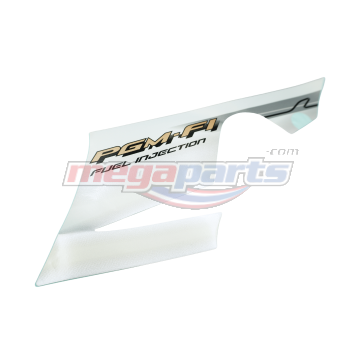 แถบติดฝาครอบข้างซ้าย B รถสีขาว