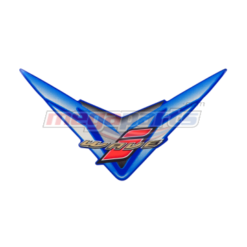 แถบติดฝาครอบไฟหน้ารถสีน้ำเงิน