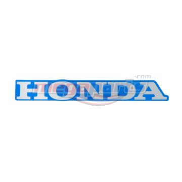 ตรา HONDA ข้างขวารถสีน้ำเงิน