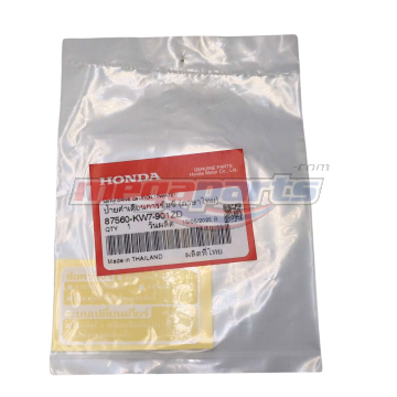 ป้ายคำเตือน WAVE 125i 2021 (LED) เกี่ยวกับการขับขี่ (HONDA) (ภาษาไทย) รถทุกสี