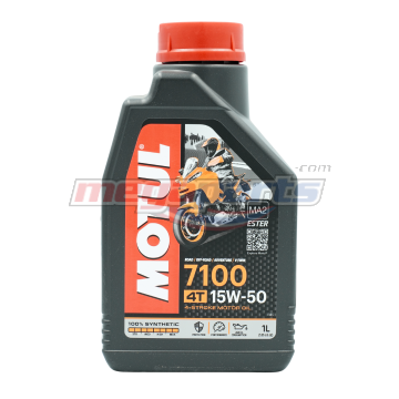 น้ำมันเครื่อง 4T 7100 15W-50 1L MA2 (MOTUL) (SYN 100%)