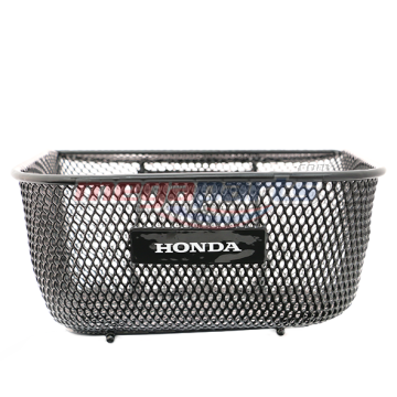 ตะกร้าหน้า WAVE 125i (2012-2017) (ปลาวาฬ) (H2C) สีดำ พร้อมขา