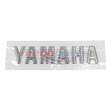 โลโก้ฝาครอบถังน้ำมัน (3D) XSR 155 2023 (YAMAHA) สีเทา (รถสีดำ)