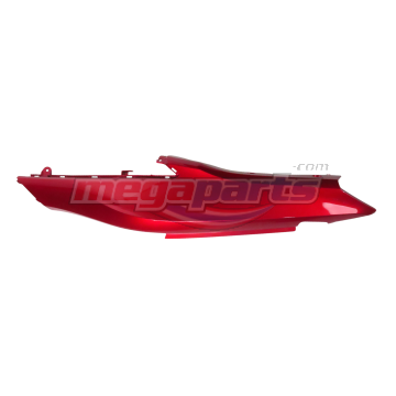 ฝาข้างขวาตัวยาว FINN 115i 2021 (M,Di,E) (YAMAHA) สีแดง 0918,DRMK